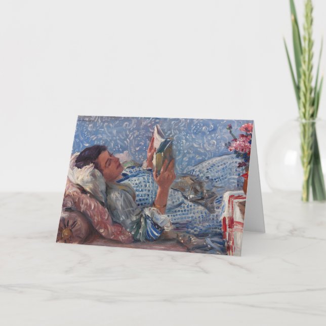 Cartão Leitor | Lovis Corinth (Frente)