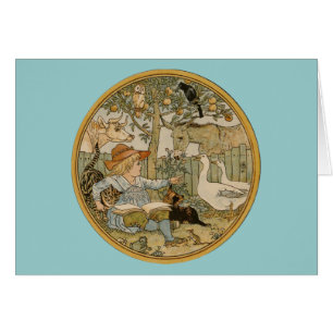 Cartão Leitura aos animais