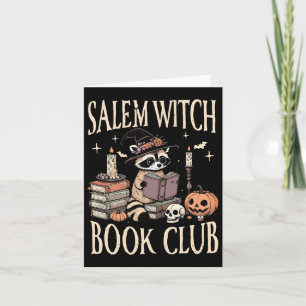 Cartão Leitura da Bruxa Salem do Clube Halloween Raccoon