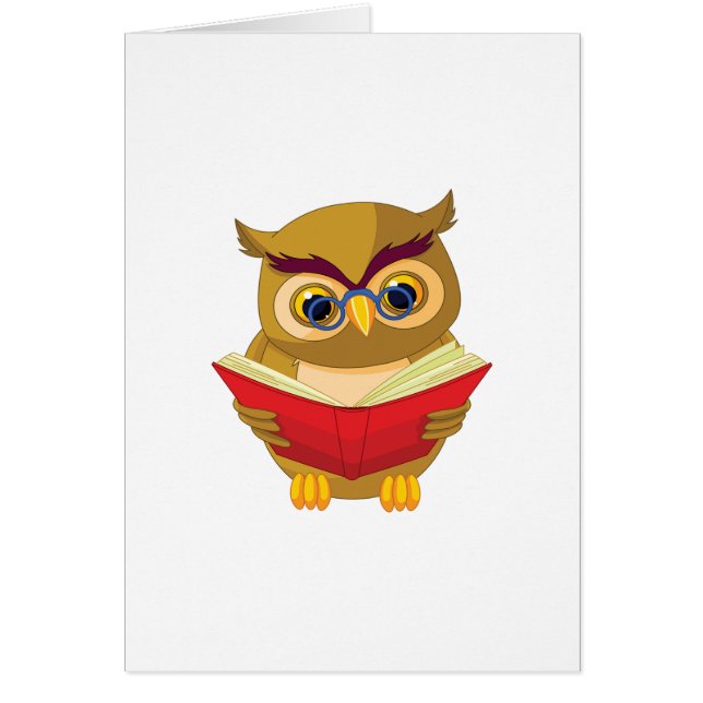 Cartão Leitura da coruja (Frente)