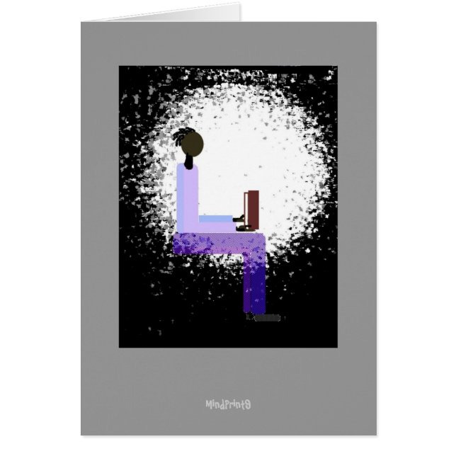 Cartão Leitura na luz da janela (Frente)