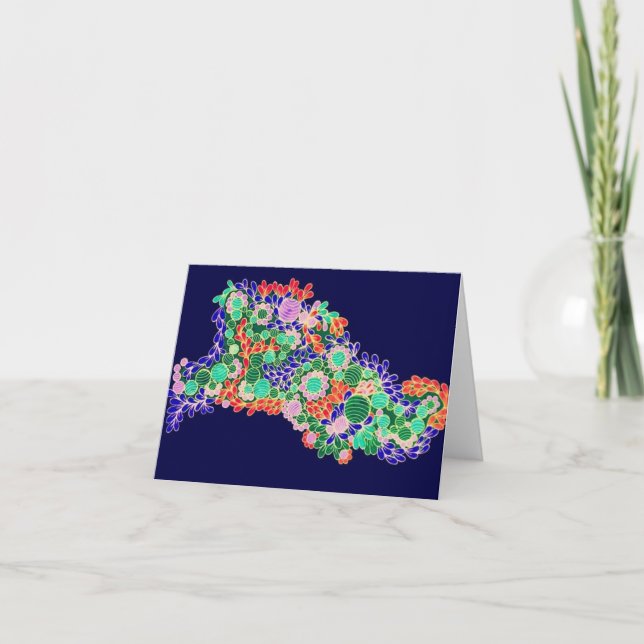 Cartão Leliza Designs Blank Note Card (Frente)