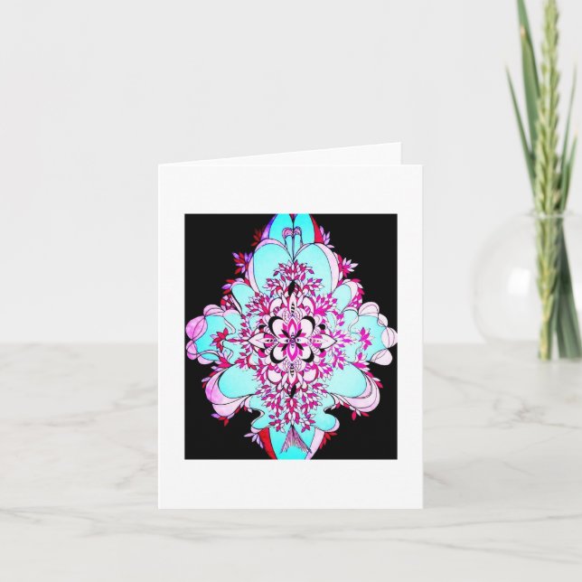 Cartão Leliza Designs Blank Note Card (Frente)