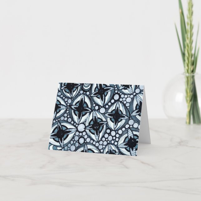 Cartão Leliza Designs Blank Note Card (Frente)