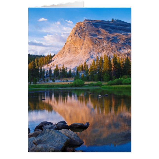 Cartão Lembert Dome scenic, Califórnia (Frente)