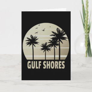 Cartão Lembrança de Férias Gulf Shores Alama