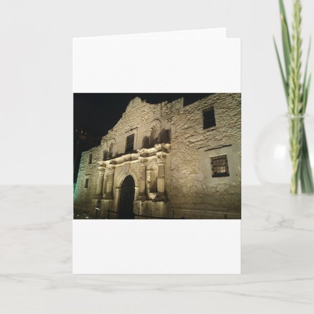 Cartão Lembre-se do Álamo (Frente)