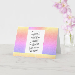 Cartão Lembre-Se Do Arco-Íris