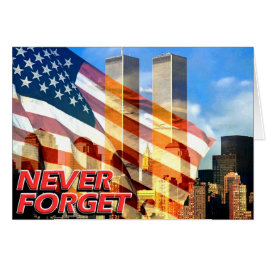 Cartão Lembrem-Se Dos Ataques Terroristas De 11 De Setemb