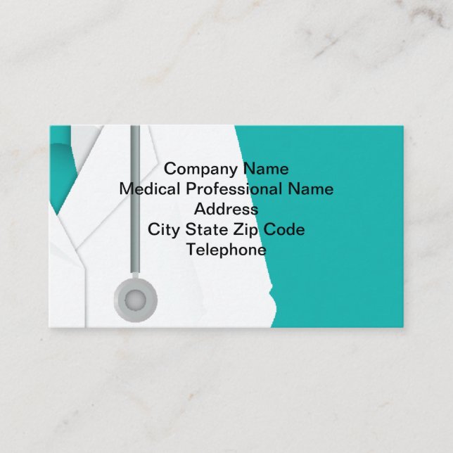 Cartão Lembrete de Compromisso Médico (Frente)