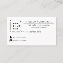 Cartão Lembrete de Compromisso Personalizado de Lo