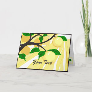 Cartão Lemon Tree Greeting Card