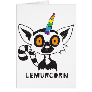 Cartão LemurCorn