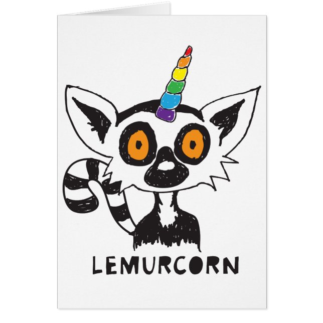 Cartão LemurCorn (Frente)