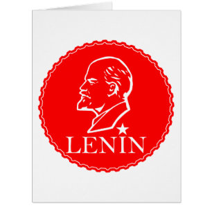 Cartão Lenin, URSS, CCCP, União Soviética, Comunismo