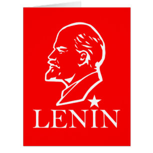 Cartão Lenin, URSS, CCCP, União Soviética, Comunismo