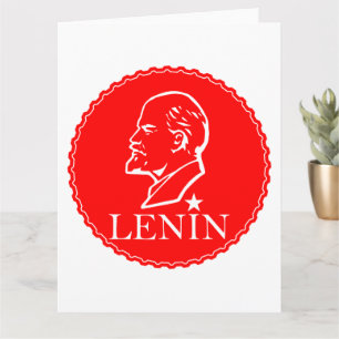 Cartão Lenine, URSS, CCCP, União Soviética, Comunismo