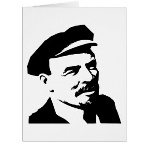 Cartão Lenine, URSS, CCCP, União Soviética, Comunismo