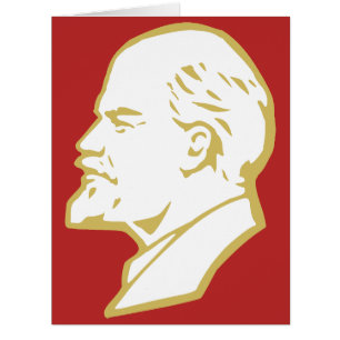 Cartão Lenine, URSS, CCCP, União Soviética, Comunismo