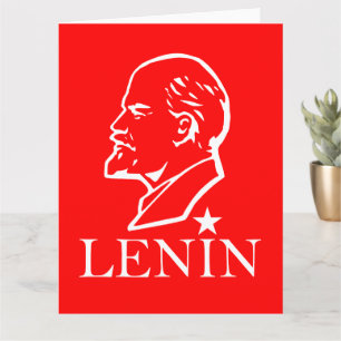 Cartão Lenine, URSS, CCCP, União Soviética, Comunismo