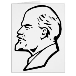 Cartão Lenine, URSS, CCCP, União Soviética, Comunismo