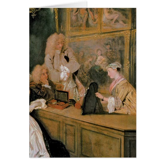 Cartão L'Enseigne de Gersaint, 1720 (Frente)