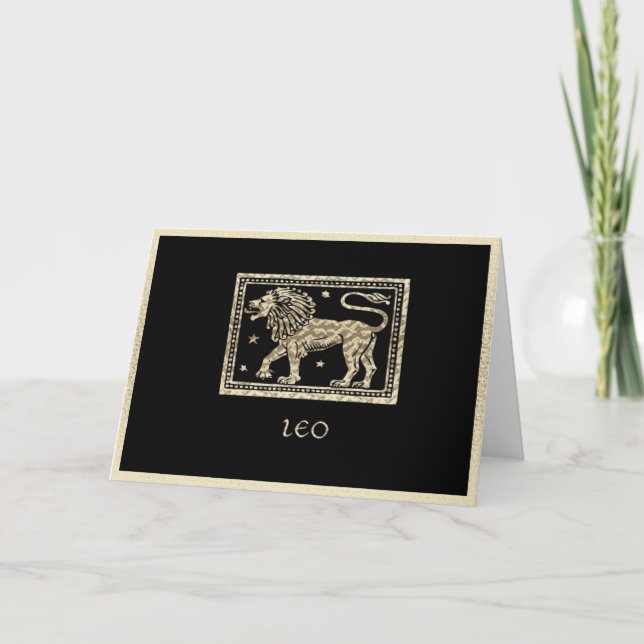 Cartão Leo Birthday Card (Frente)