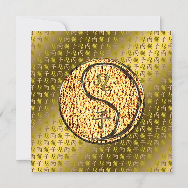 Cartão Leo & Fire Rat (Frente)