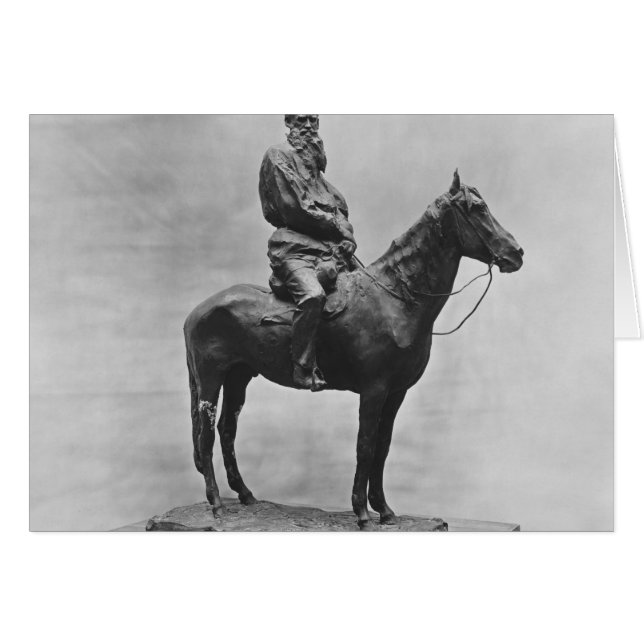 Cartão Leo Tolstoy andando em Delire (Frente Horizontal)