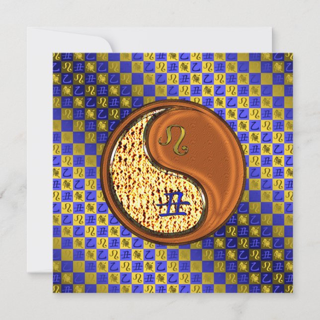 Cartão Leo & Wood Ox (Frente)