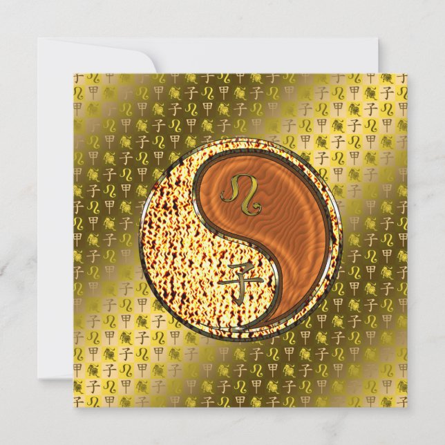 Cartão Leo & Wood Rat (Frente)