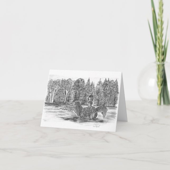 Cartão Leon no Lago Lotus (Frente)