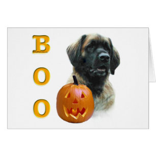 Cartão Leonberger Boo
