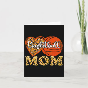 Cartão Leopard Bysketbyll Mãe Dia de Jogo Vida de Mãe Tie