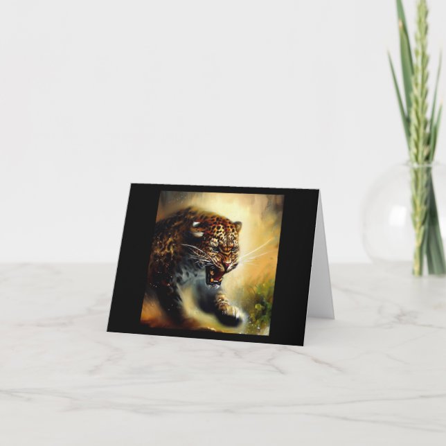 Cartão Leopardo (Frente)