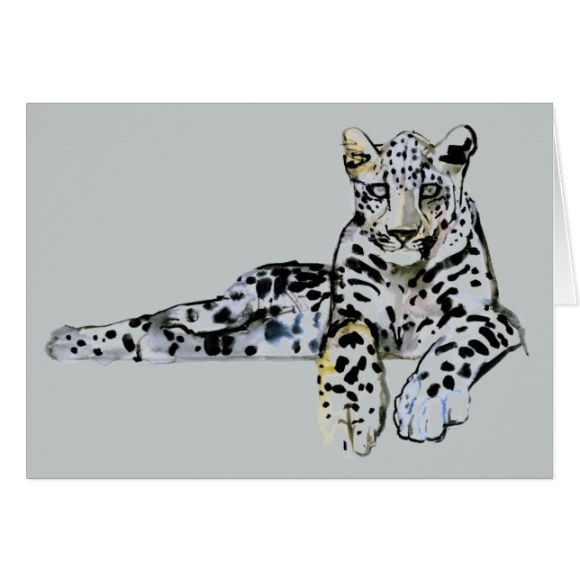 Cartão Leopardo árabe 2008 7 (Frente Horizontal)