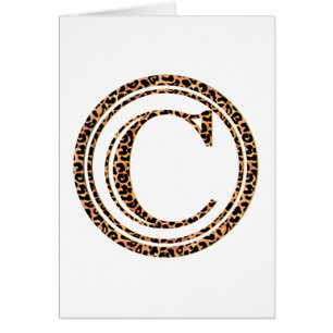 Cartão leopardo C