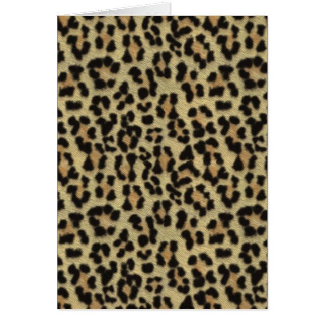 Cartão Leopardprint (Frente)
