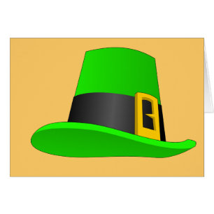 Cartão Leprechaun Hat With Buckle