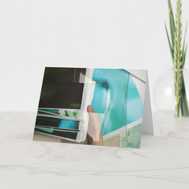 Cartão Les Non-Dessins du Jour 2005-2006 Moving Blue (Frente)