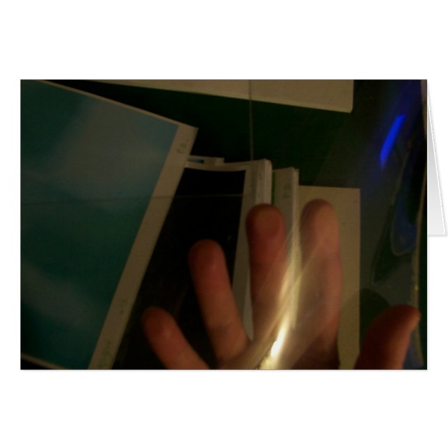 Cartão Les Non-Dessins du Jour 2005-2006 Project Fingers (Frente Horizontal)