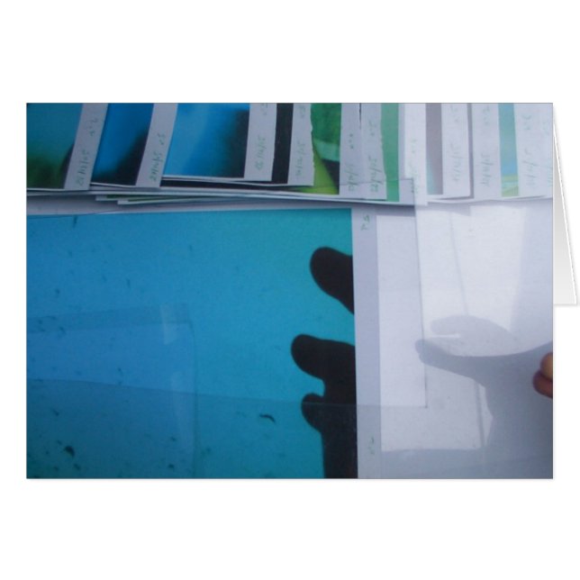 Cartão Les Non-Dessins du Jour 2005-2006 Projeto Blue 1 (Frente Horizontal)