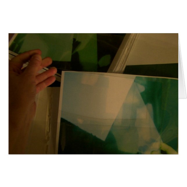 Cartão Les Non-Dessins du Jour 2005-2006 Projeto Green A (Frente Horizontal)