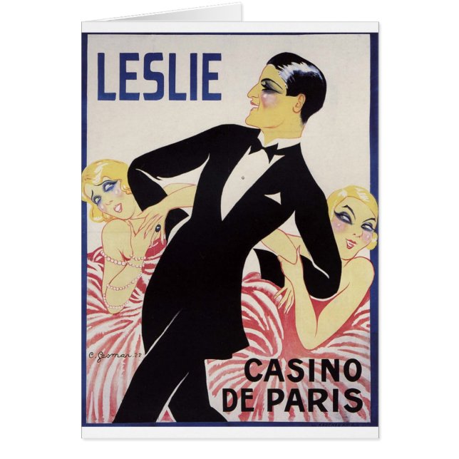 Cartão Leslie! (Frente)