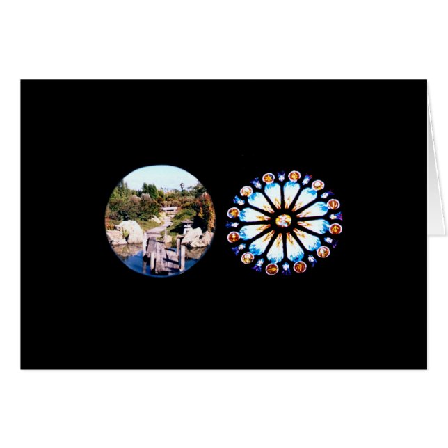 Cartão Leste e ocidental (Frente Horizontal)