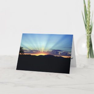 Cartão Let Your Light Shine Birthday Greeting Card