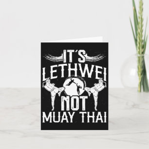 Cartão Lethwei não Muay Thai Mixal Artes Marciais Birmane