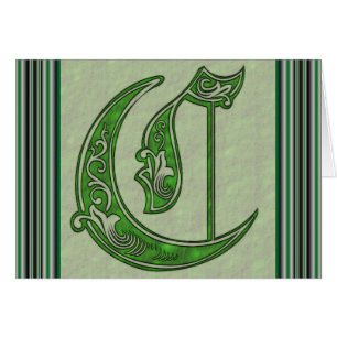 Cartão Letra C