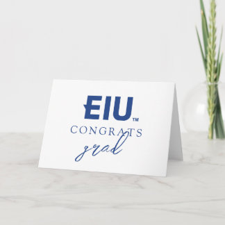 Cartão Letra EIU em bloco