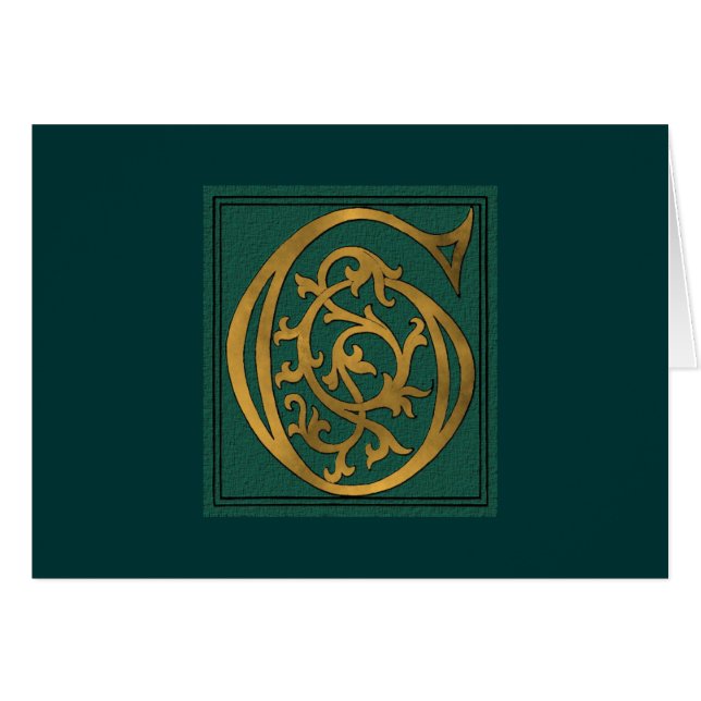 Cartão Letra G (Frente Horizontal)